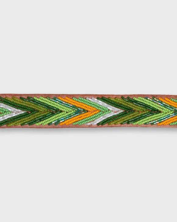 1.25" African Beaded Belt