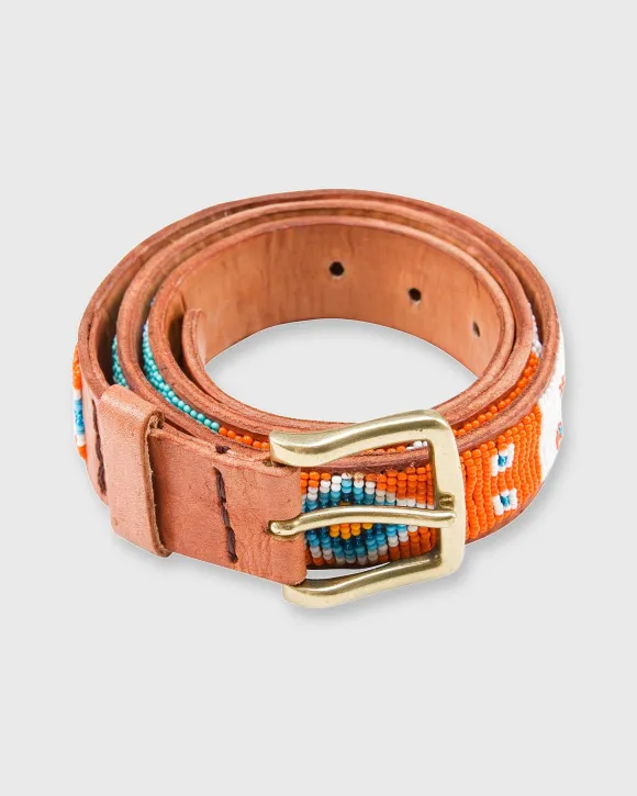 1.25" African Beaded Belt