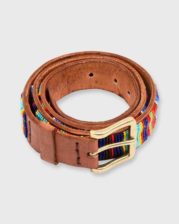 1.25" African Beaded Belt