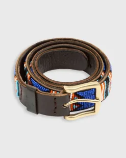 1.25" African Beaded Belt