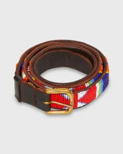 1" African Fully Beaded Belt