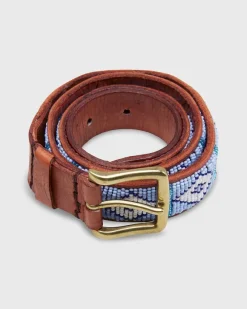 1.25" African Fully Beaded Belt