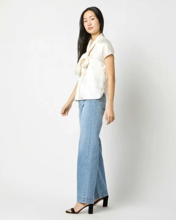 Atelier Tie-Neck Blouse