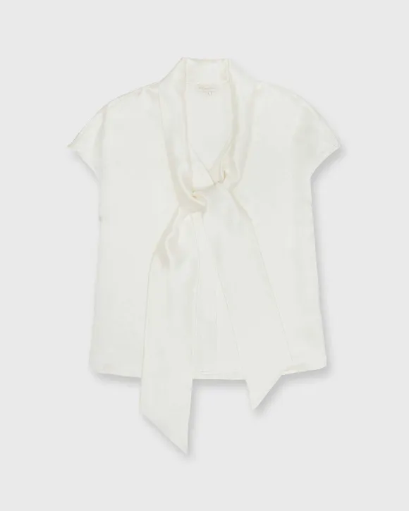 Atelier Tie-Neck Blouse