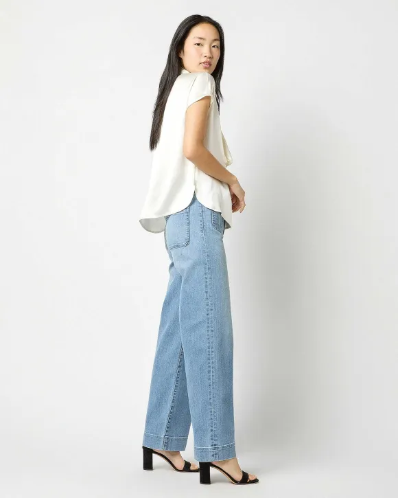 Atelier Tie-Neck Blouse