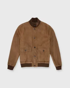 Button-Front Bomber Jacket