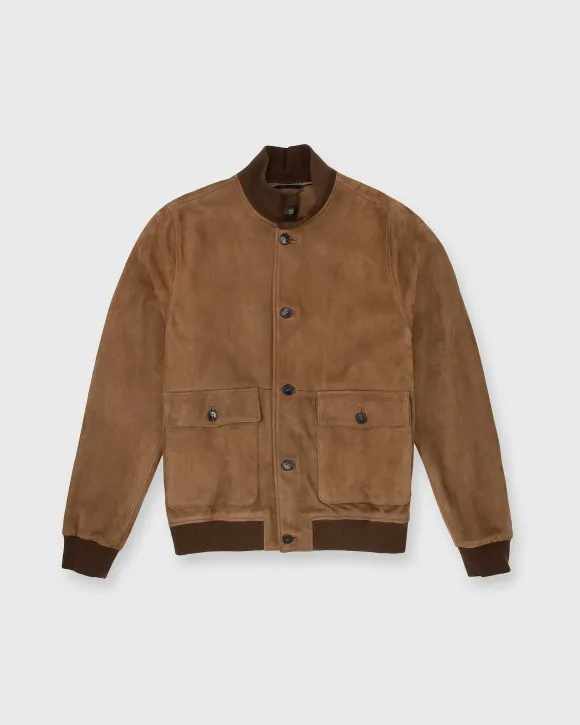 Button-Front Bomber Jacket
