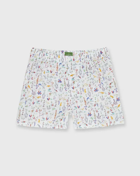 Button-Front Boxer Short