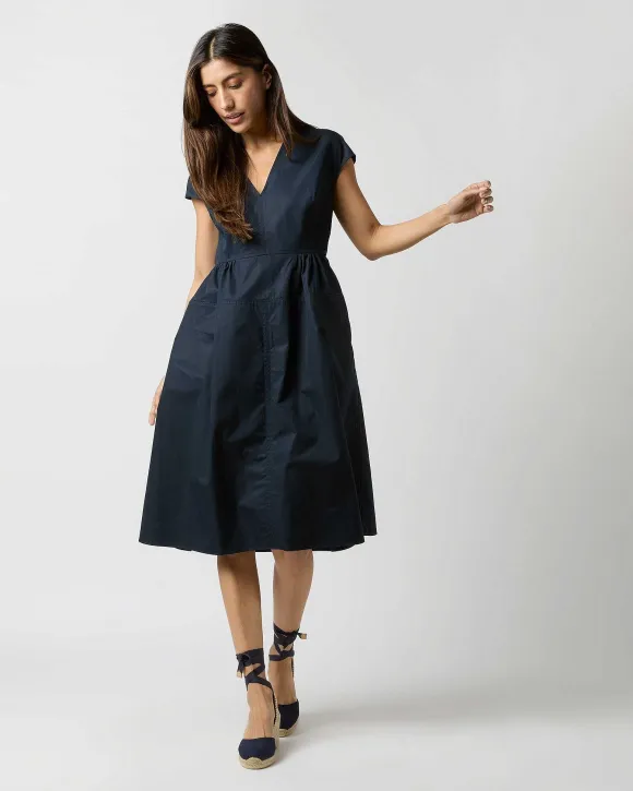 Cap-Sleeve Dress