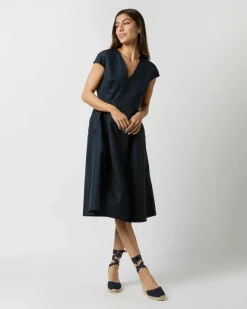 Cap-Sleeve Dress