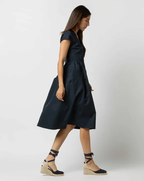Cap-Sleeve Dress