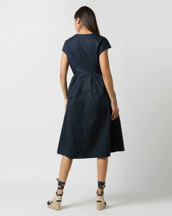 Cap-Sleeve Dress