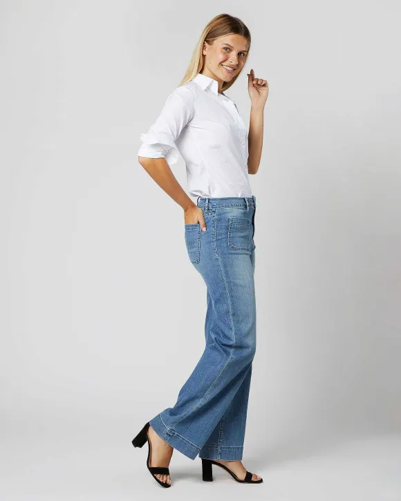 Column Patch Pocket Jean
