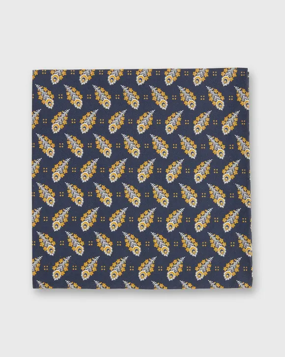 Cotton Print Pocket Square