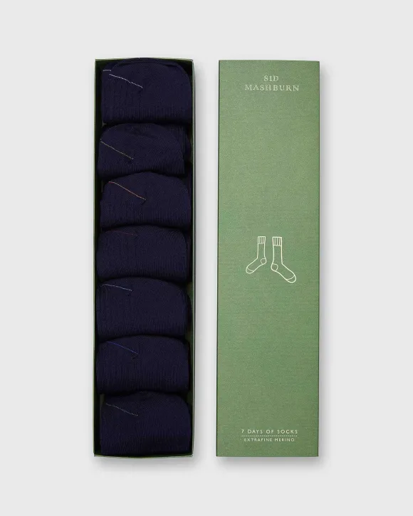 7-Day Sock Set, Over-The-Calf