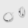 Dented Hoop Earrings