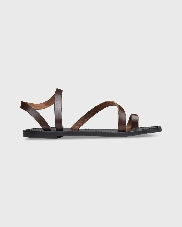 Diagonal Strap Sandal