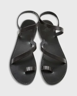 Diagonal Strap Sandal