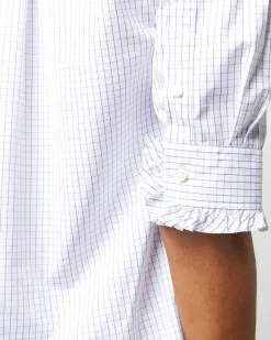 Elbow-Sleeve Frill Shirt