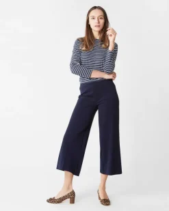 Faye Wide-Leg Cropped Pant