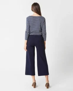 Faye Wide-Leg Cropped Pant