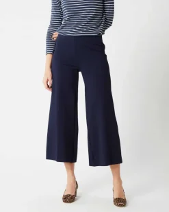 Faye Wide-Leg Cropped Pant