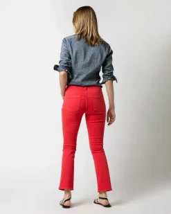 Flare Cropped 5-Pocket Jean