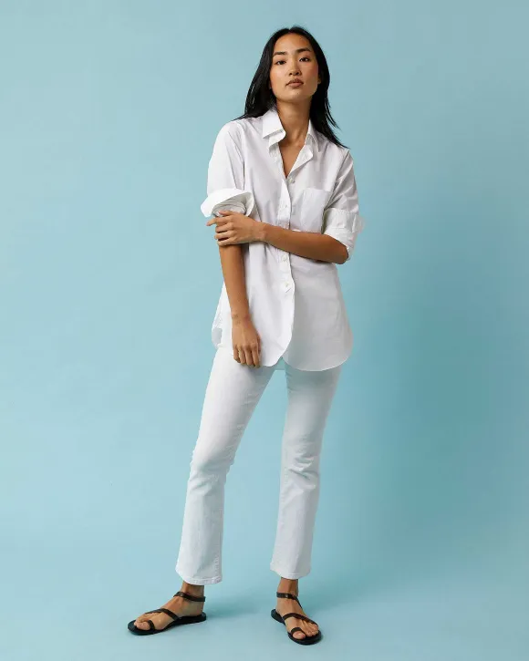 Flare Cropped 5-Pocket Jean