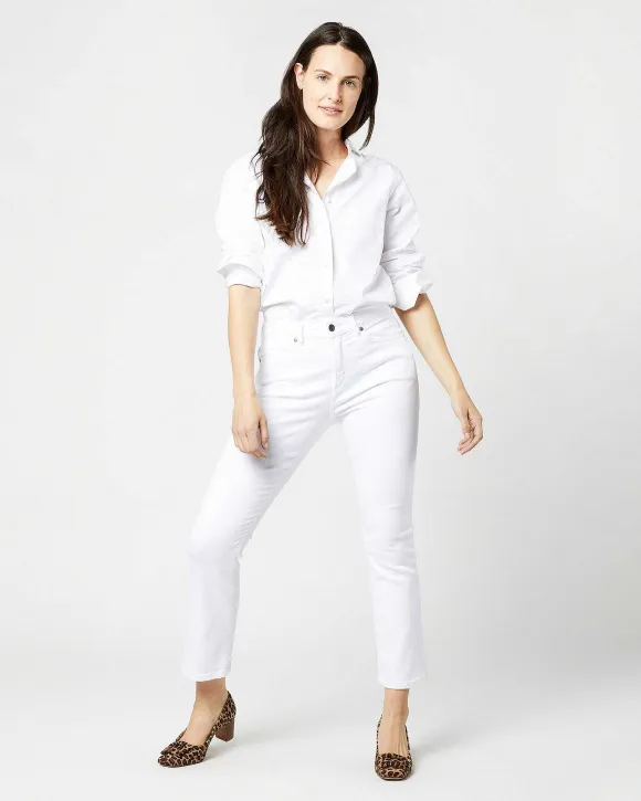 Flare Cropped 5-Pocket Jean