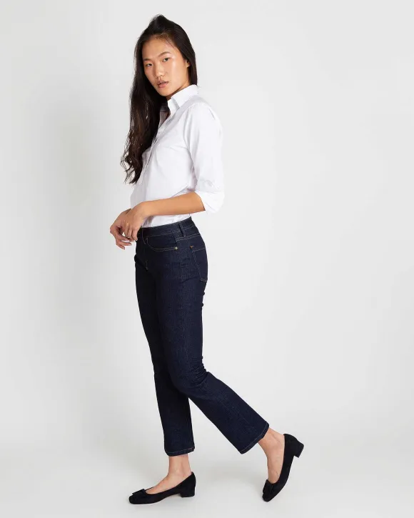 Flare Cropped 5-Pocket Jean