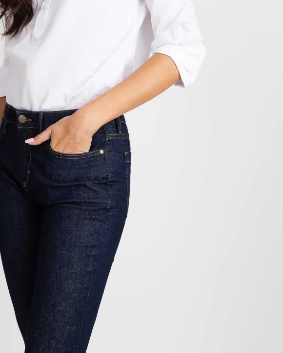 Flare Cropped 5-Pocket Jean