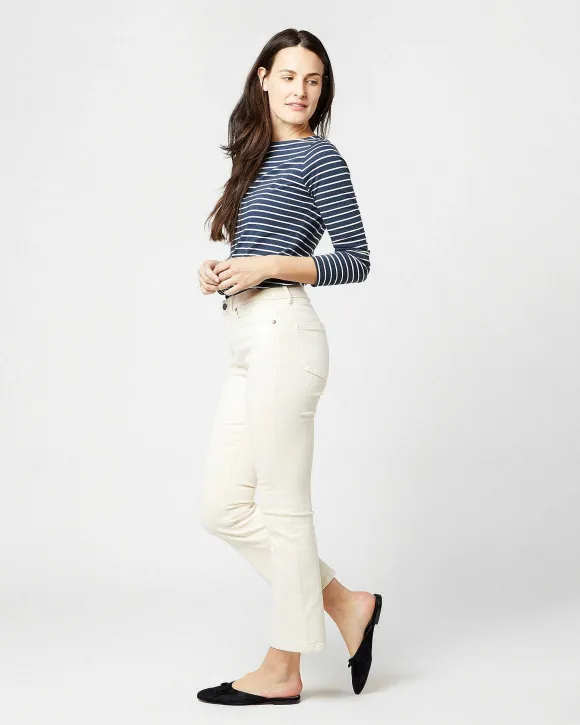 Flare Cropped 5-Pocket Jean