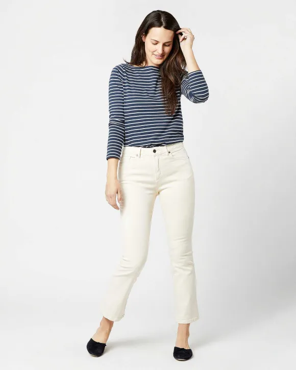Flare Cropped 5-Pocket Jean