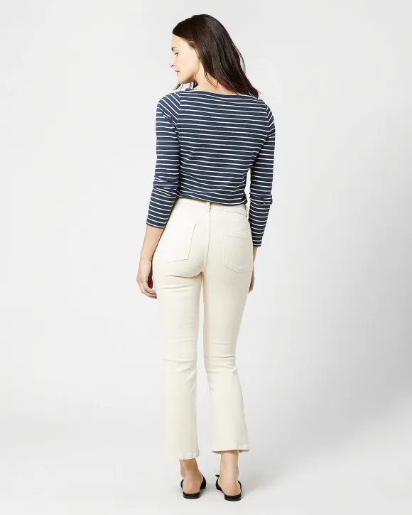 Flare Cropped 5-Pocket Jean