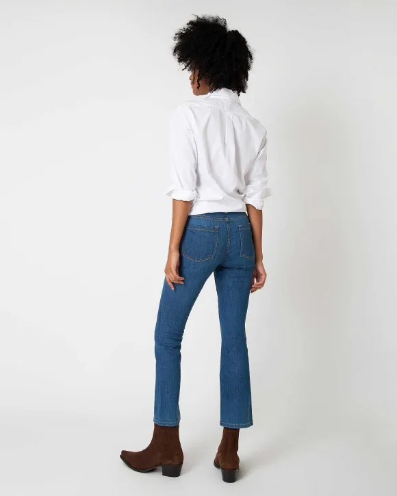 Flare Cropped 5-Pocket Jean