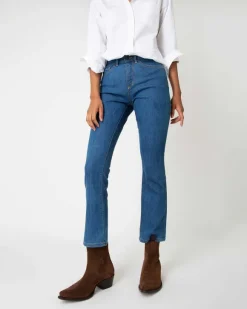 Flare Cropped 5-Pocket Jean