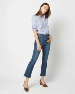 Flare Cropped 5-Pocket Jean