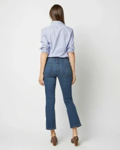 Flare Cropped 5-Pocket Jean