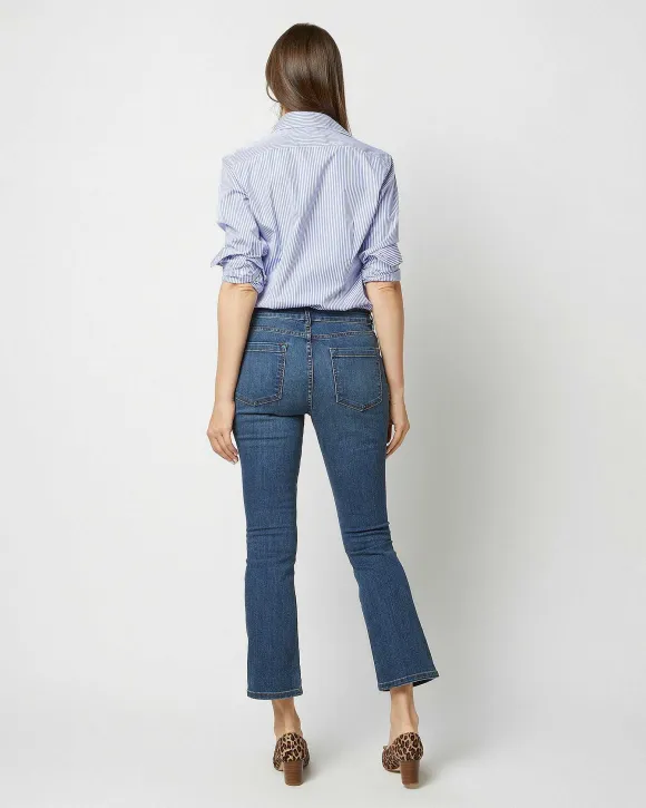 Flare Cropped 5-Pocket Jean