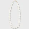 Flat Disk Cowbone Beads
