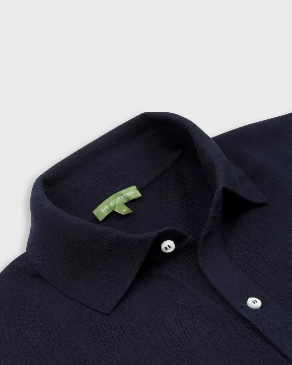 Full-Placket Shirt Sweater