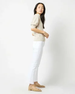 Giselle Pointelle V-Neck Sweater