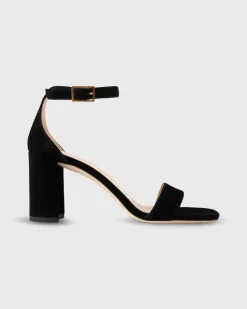 High Ankle-Wrap Block Heel