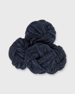 Large Silk Knot Cufflinks