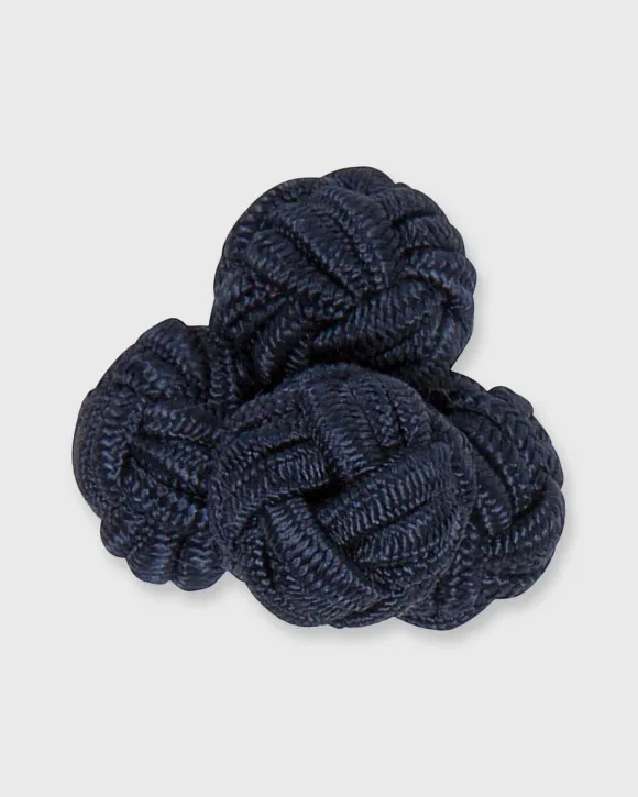 Large Silk Knot Cufflinks