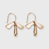 Leaf And Drop Earrings