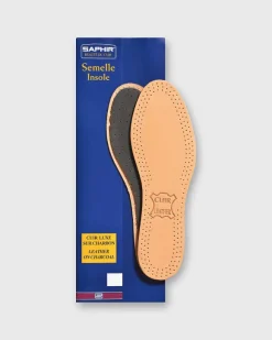Leather Charcoal Insole