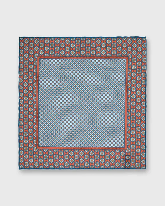 Linen/Cotton Print Pocket Square