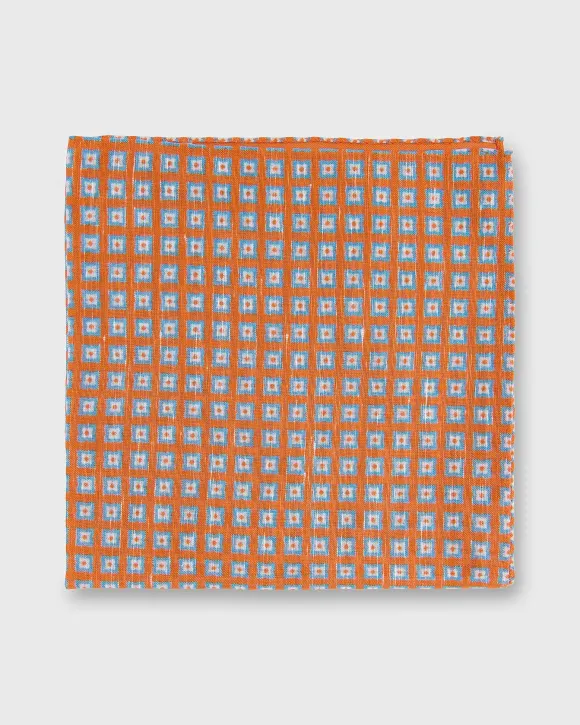 Linen/Cotton Print Pocket Square