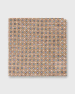 Linen/Cotton Print Pocket Square